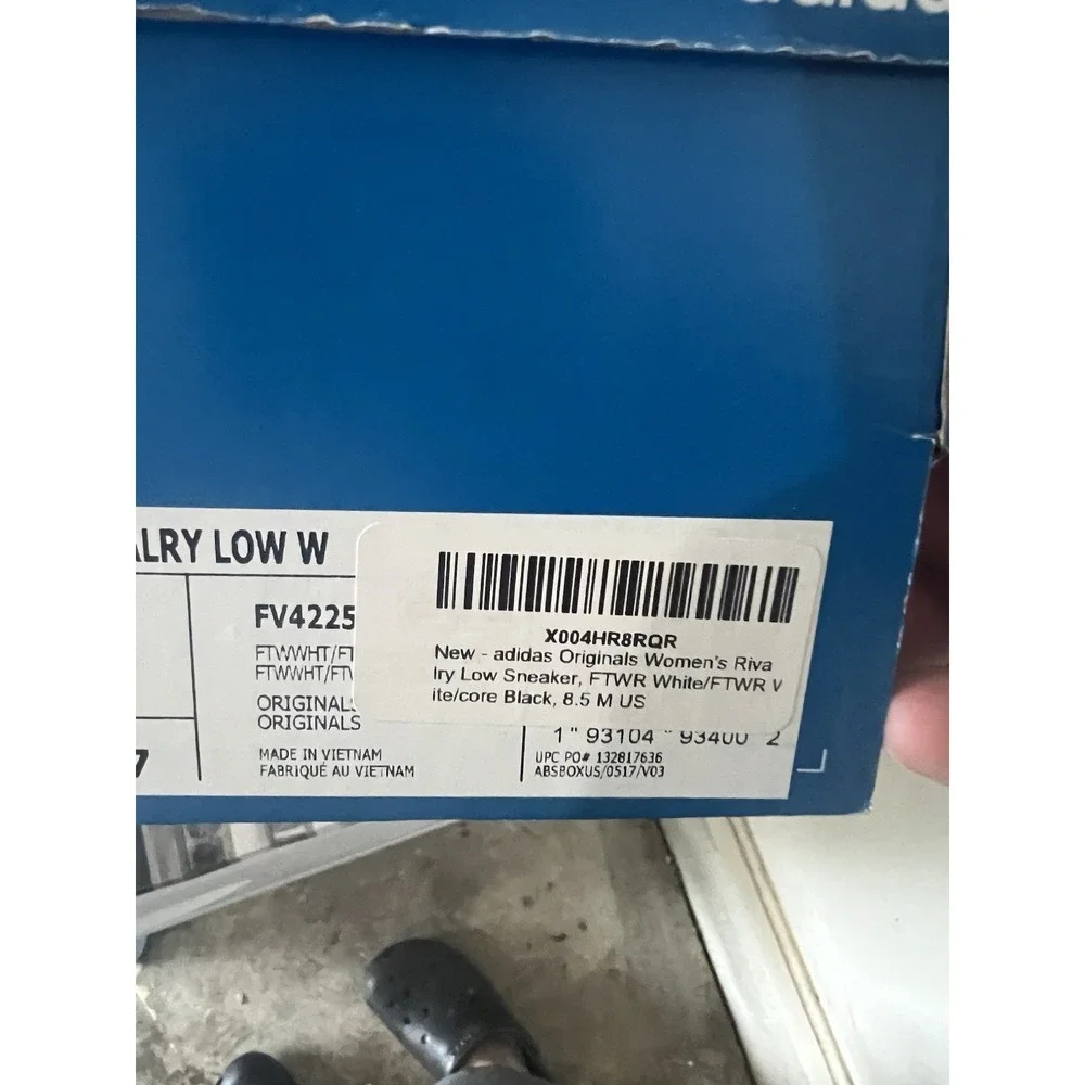 Adidas Rivalry Low Triple White‎ Shoes FV4225 Women's Size 8.5